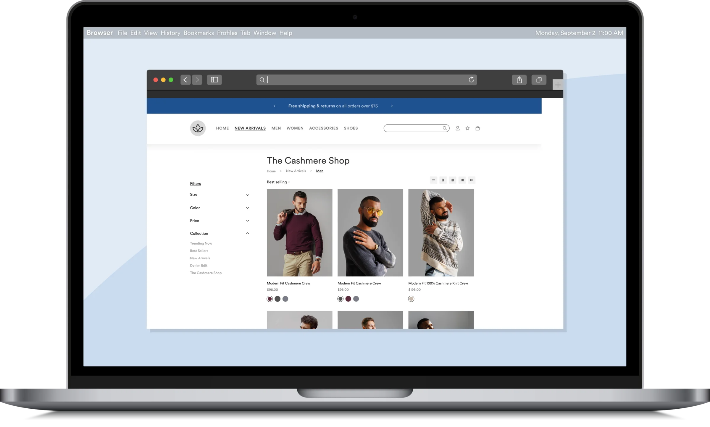 Seasonal Landing Page