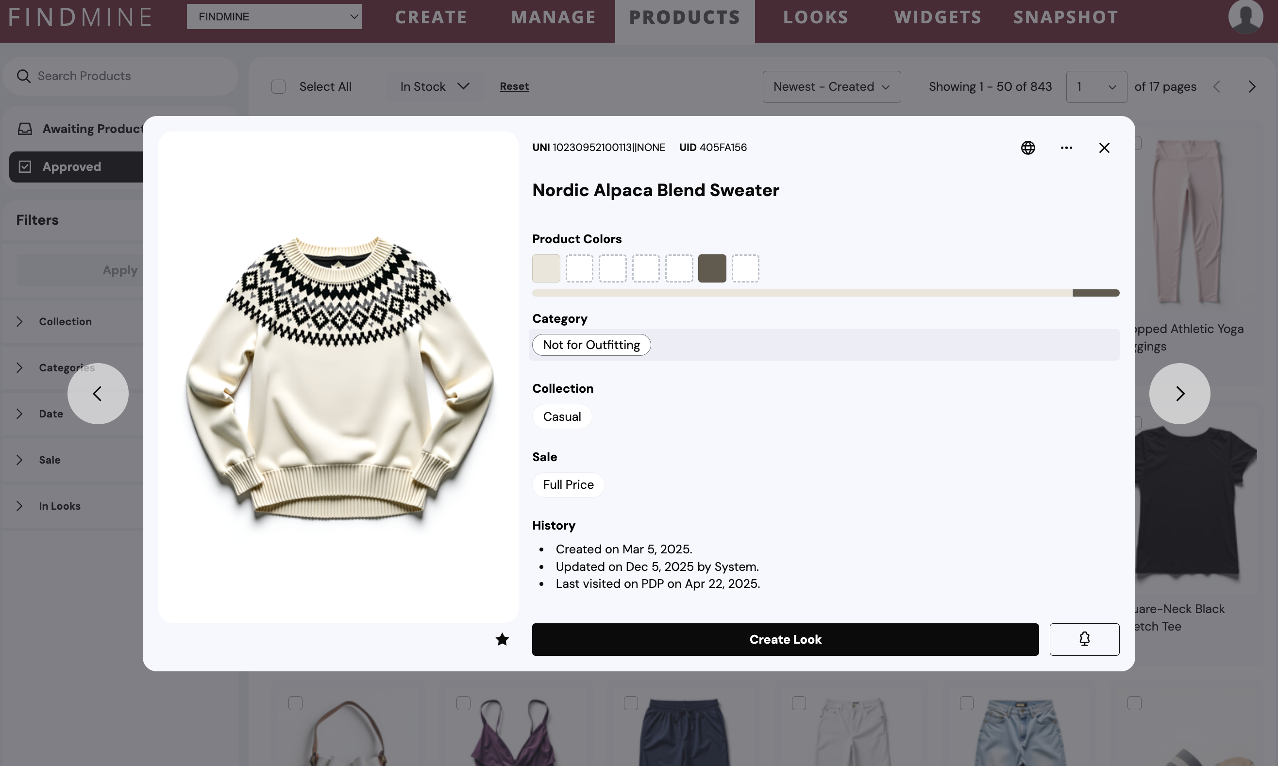 Product exclusion features